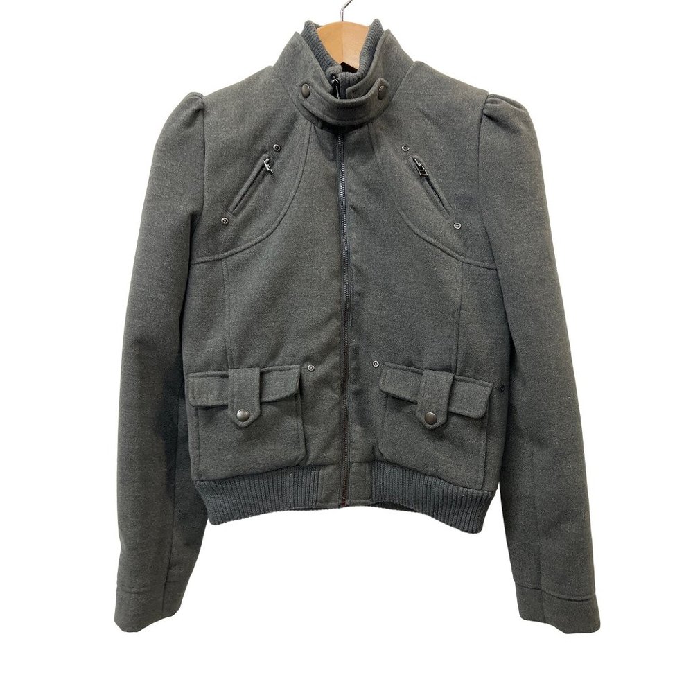 Decree Gray Bomber Jacket